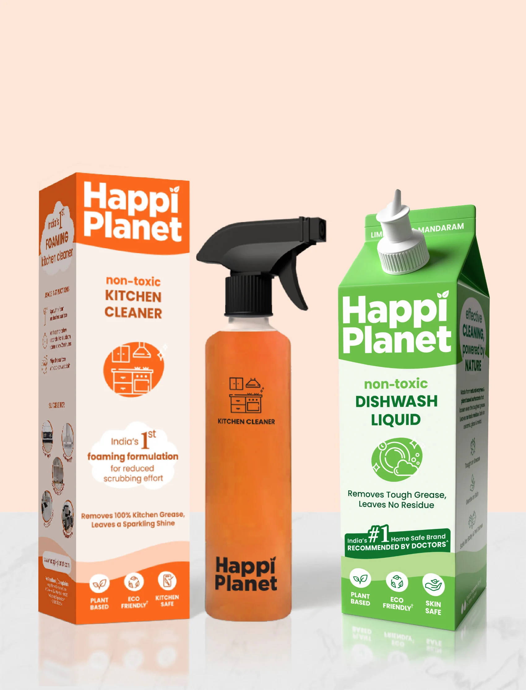 Kitchen Cleaner & Dishwash Liquid Combo